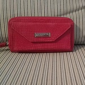 Tahari wrist wallet